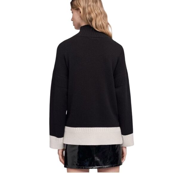 Rag & Bone AUBREE OVERSIZED CASHMERE FUNNEL NECK Sweater , XXS - Picture 2 of 13